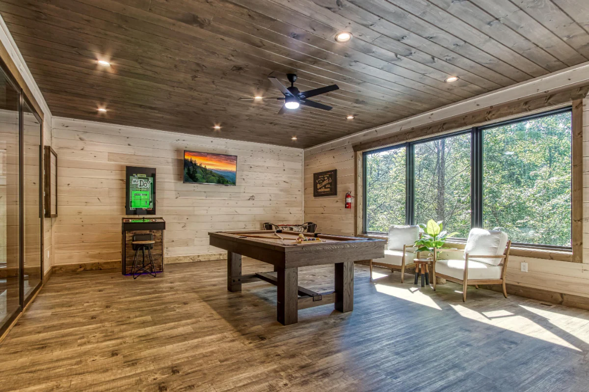 *New 2022 Cabin w/ POOL! Hot Tub + Near TOWN!* — photo 3