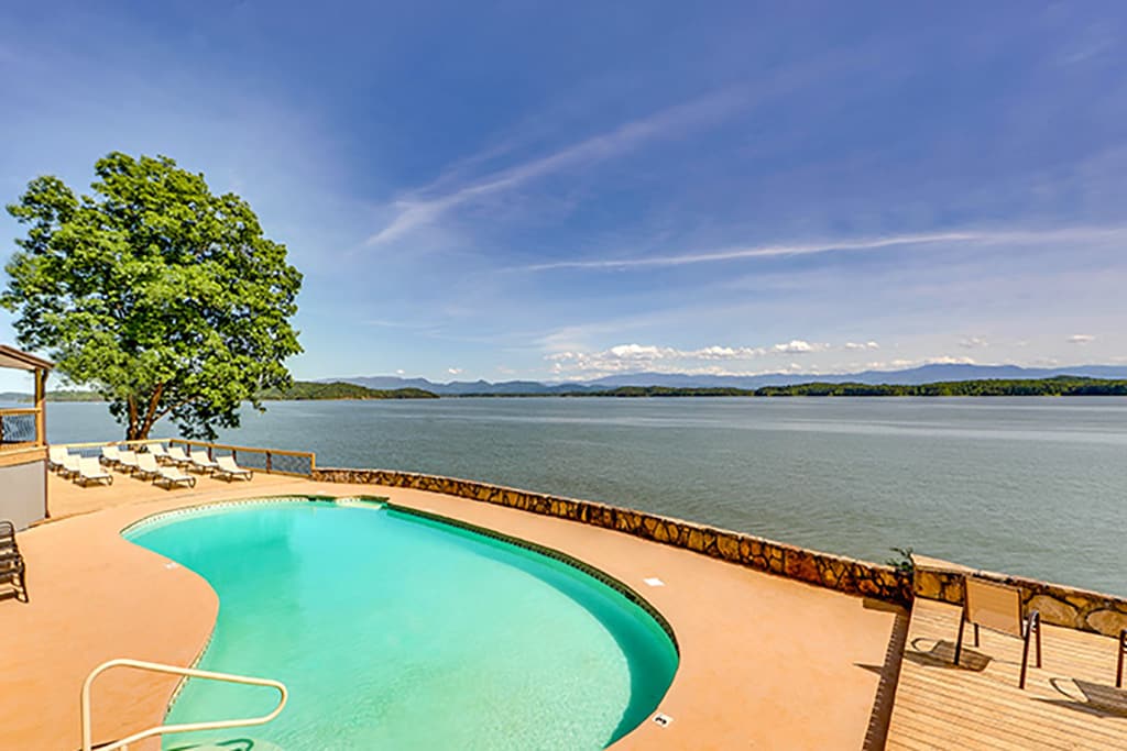 Expansive Lakefront Retreat w/ Pool & Games — photo 2
