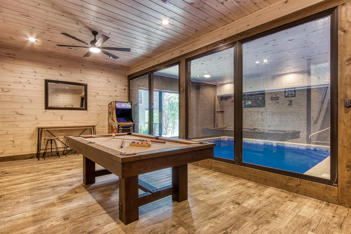 Luxury Pool Cabin | 1 Mi to Parkway | Sleeps 22 — photo 3
