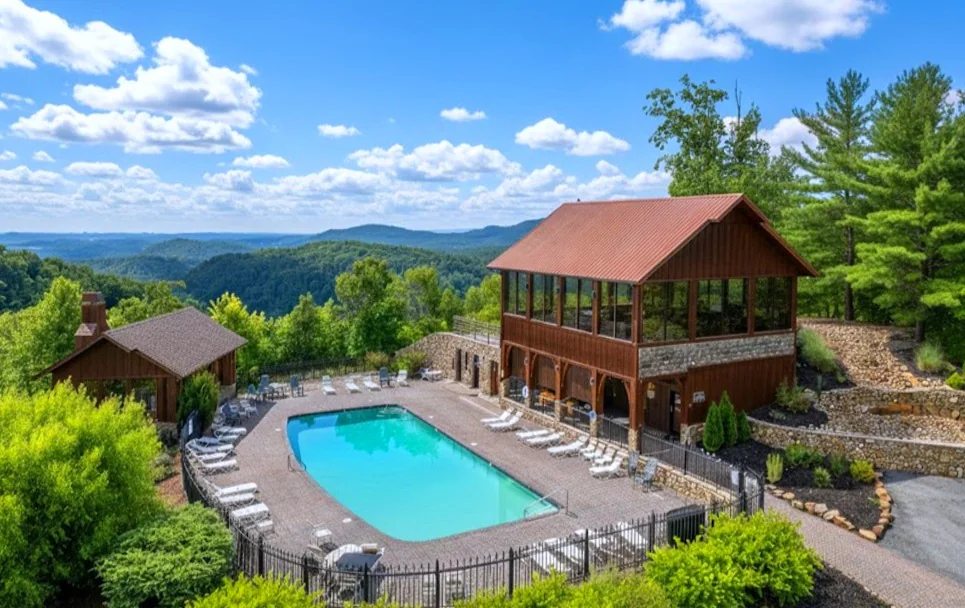 Spectacular Mountain VIEWS! Hot Tub King Pool Gym — photo 4