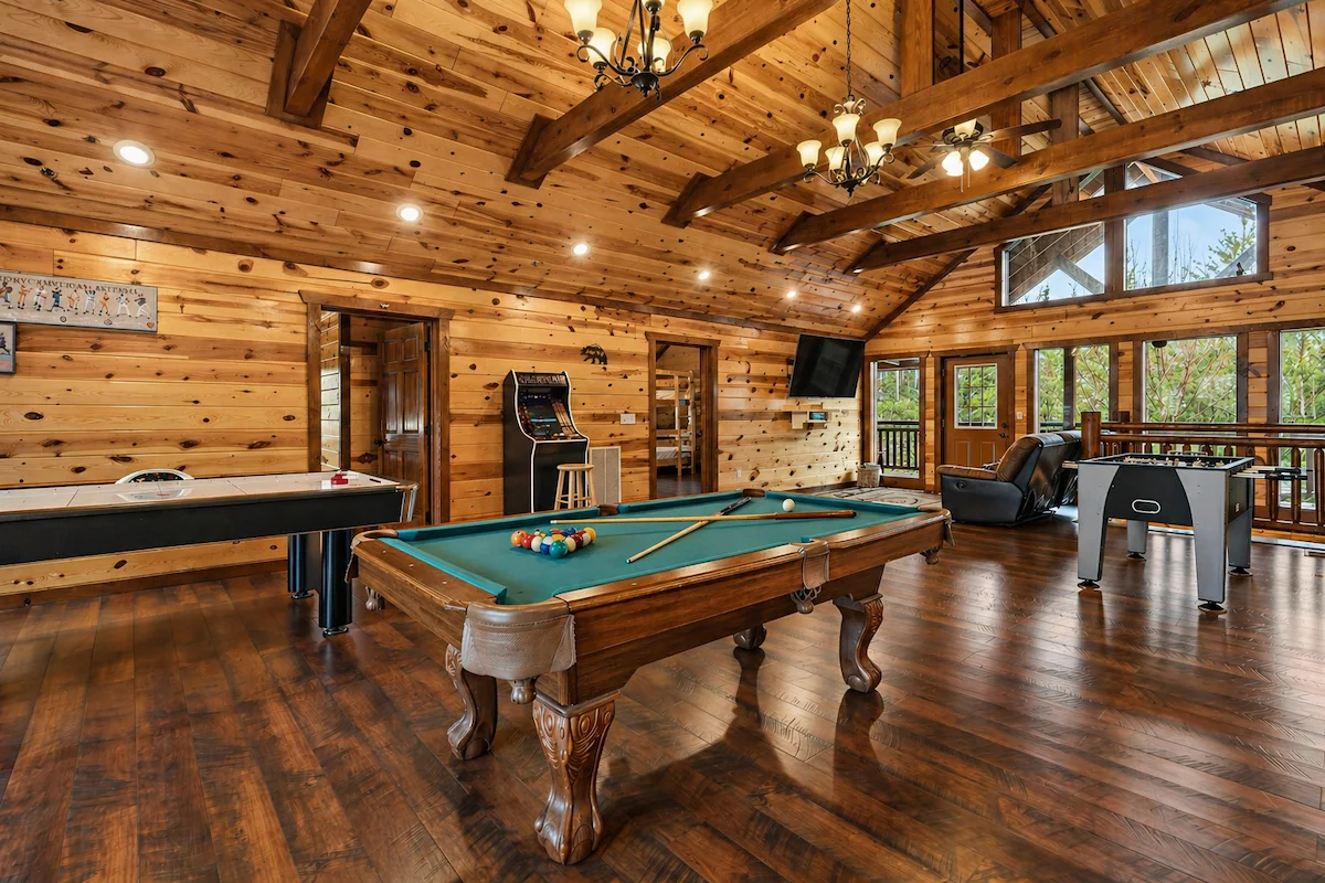Sleeps 28 | Indoor Pool • Spa • Game Room • Views — photo 4