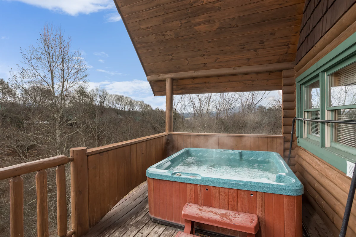 Romantic 1-Bedroom Cabin with Jacuzzi — photo 2