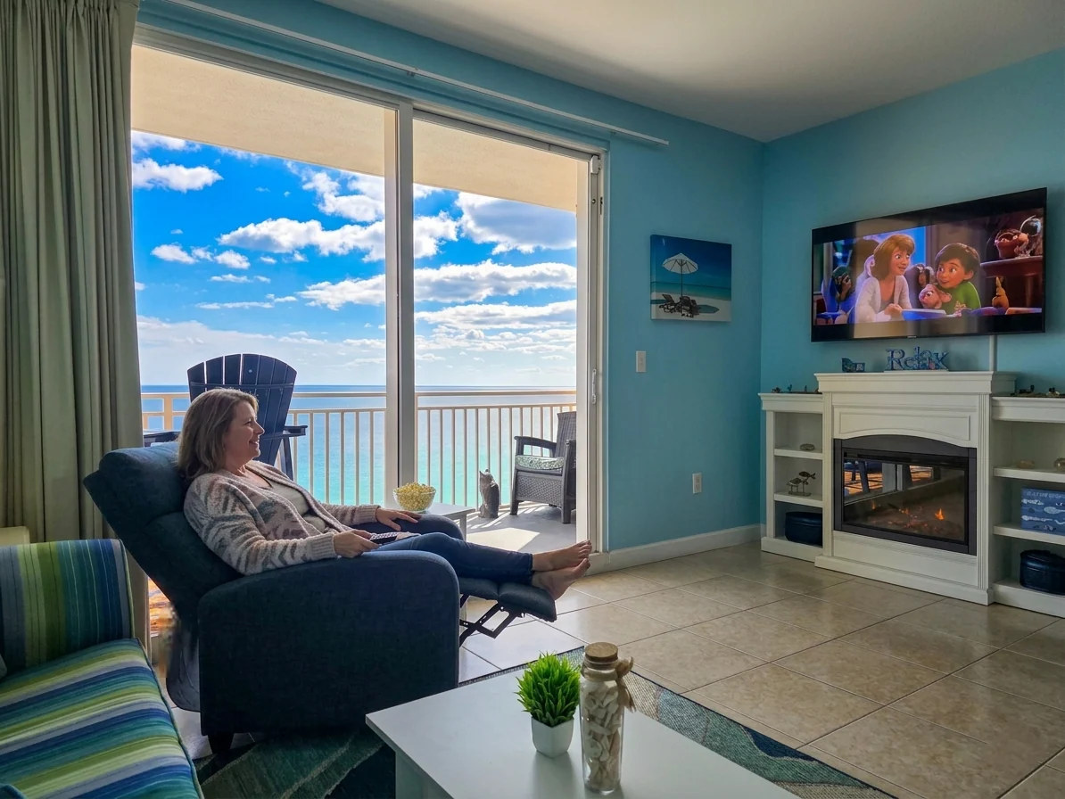 Beachfront Luxe@Splash 1203E • Fireplace•Recliners — photo 4