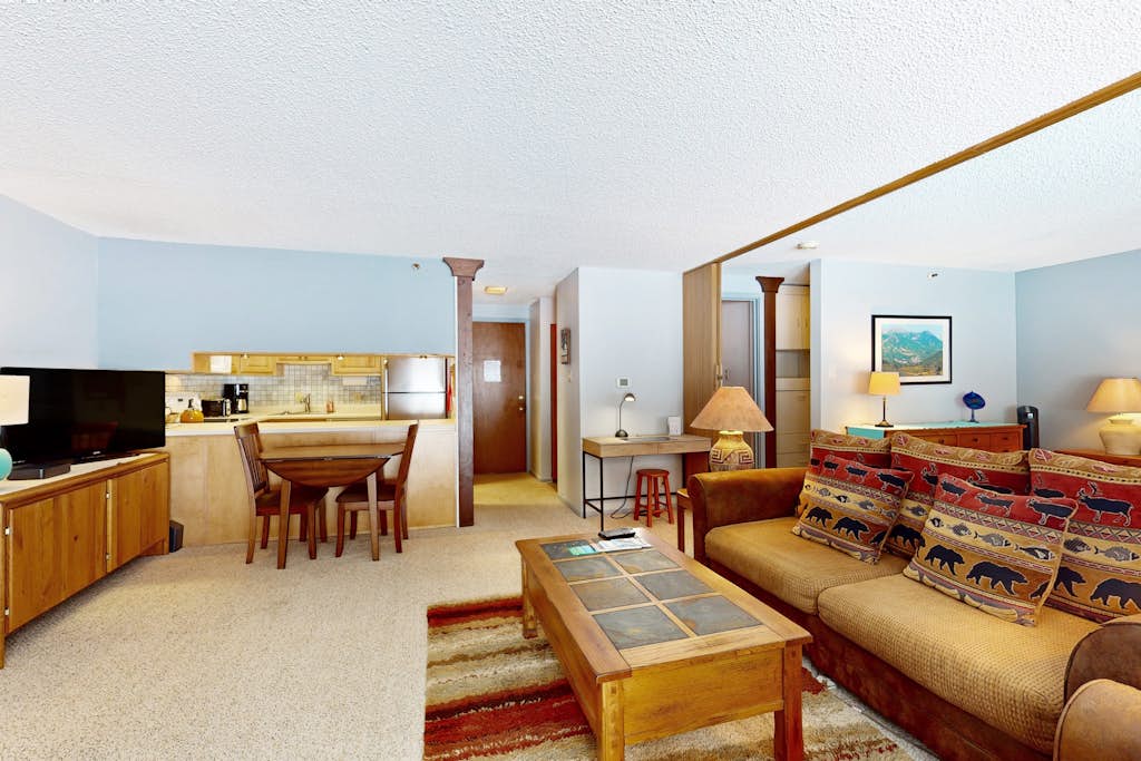 Ski-in/out Condo studio w/heated pool, sauna, W/D — photo 2