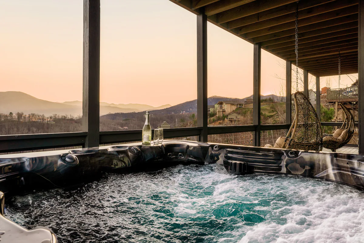 Luxury Gatlinburg Cabin w/ Indoor Pool & Mountain — photo 3