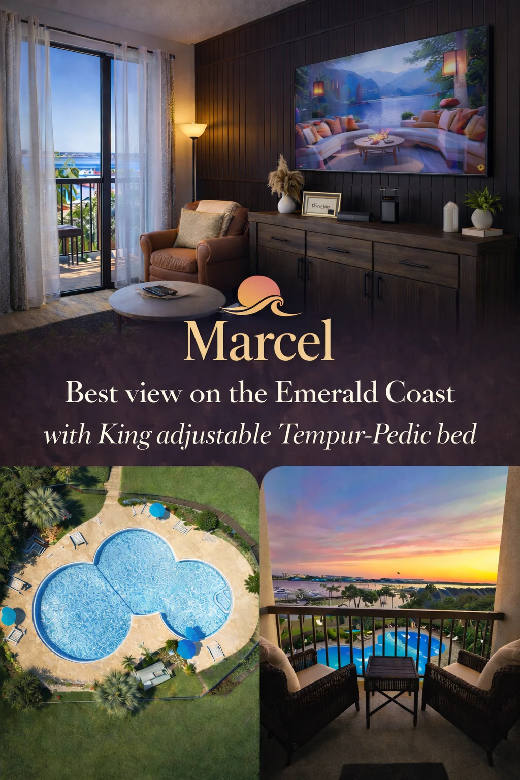 Fort Walton Beach Top Floor | Pool & Destin Sunset — photo 2